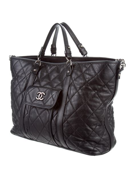 chanel vip canvas bag|large zipped shopping bag Chanel.